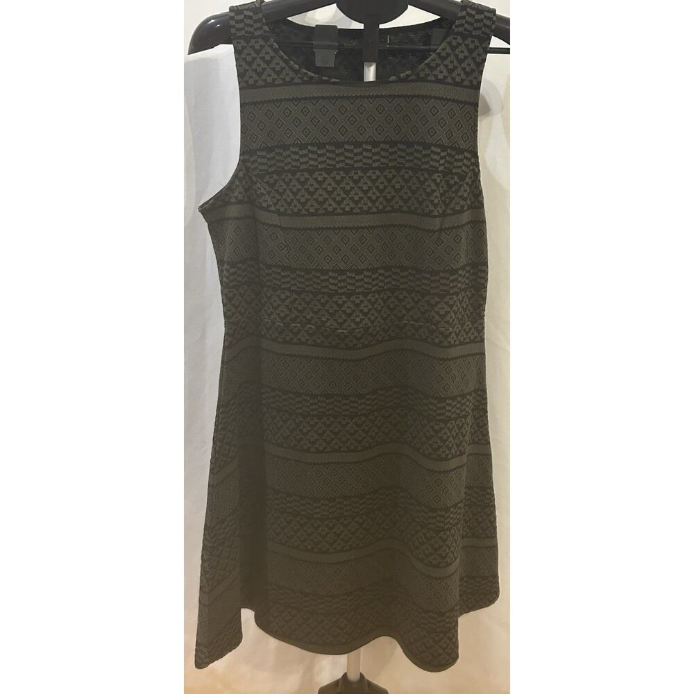 NWT Apt. 9 Green Jacquard Dress Women's size L